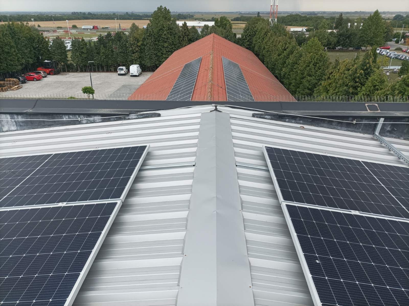 Demax installed solar panels