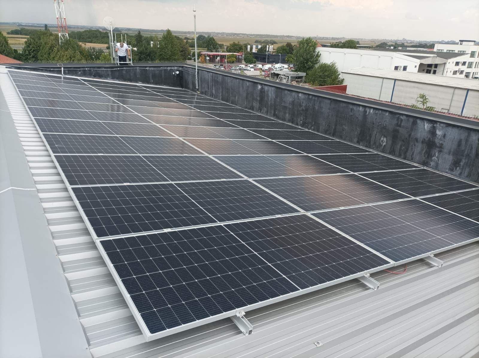 Demax installed solar panels